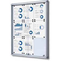 Showdown® Displays Schaukasten SL alu 9x DIN A4 von Showdown® Displays