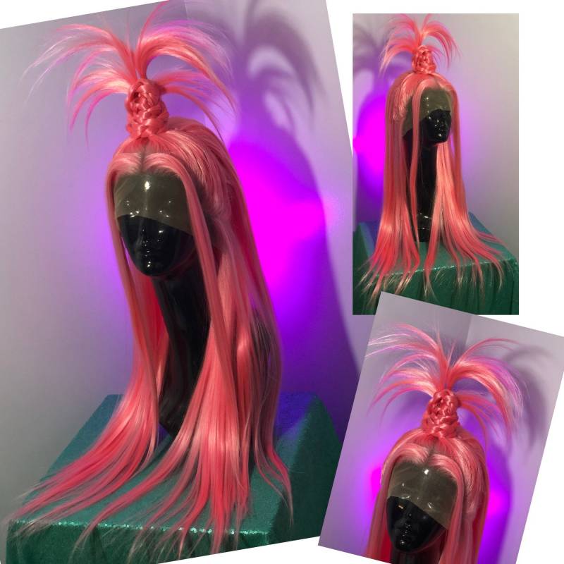 Pink Fanned Top Knot Lacefront Einheit von Showgirlvanity