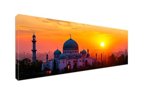 5D Diamant Painting Bilder, Diamond Painting Sunset Castle Diamond Art Painting Set, Diamond Painting XXL Basteln Erwachsene, Stickerei Kreuzstich Diamant Malerei, Room Decor Wohnwand 250x100cm S-991 von Shozhoo