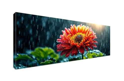 Diamant Painting Bilder, Diamond Painting Chrysantheme Diamond Art Painting Set, Diamond Painting XXL Basteln Erwachsene, Stickerei Kreuzstich Diamant Kunst Malerei, Room Decor Wohnwand 175x70cm S-933 von Shozhoo