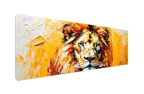 Diamond Painting Erwachsene Groß XXLl 150x60cm Diamant Painting Bilder, 5D Löwen Tiere Diamond Painting Kinder DIY Voll Diamant Crystal Art Malen Nach Zahlen, Stickerei Malerei Kits Wand Dekor S-290 von Shozhoo