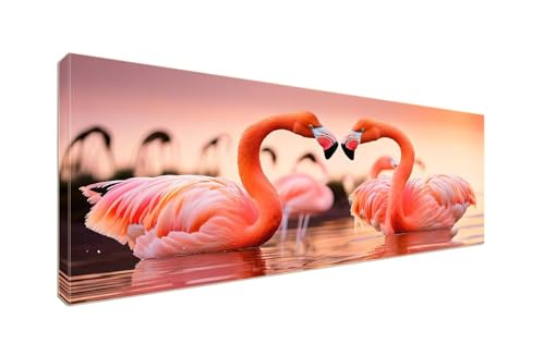 Diamond Painting Erwachsene Groß XXLl 225x90cm Diamant Painting Bilder, 5D Flamingo Tiere Diamond Painting Kinder DIY Voll Diamant Crystal Art Malen Nach Zahlen, Stickerei Malerei Kits Wand Dekor S908 von Shozhoo