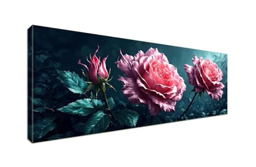 Diamond Painting Erwachsene Groß XXLl 225x90cm Diamant Painting Bilder, 5D Rosa Rosa Diamond Painting Kinder DIY Voll Diamant Crystal Art Malen Nach Zahlen, Cross Stickerei Malerei Kits Wand Dekor S88 von Shozhoo