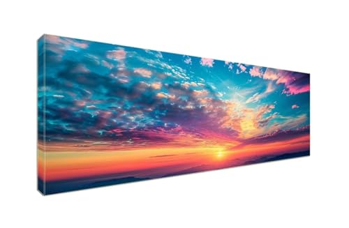 Diamond Painting Erwachsene Groß XXLl 225x90cm Diamant Painting Bilder, 5D Sonnenuntergang Landschaft Diamond Painting Kinder DIY Voll Diamant Art Malen Nach Zahlen, Cross Stickerei Malerei Kits S-23 von Shozhoo