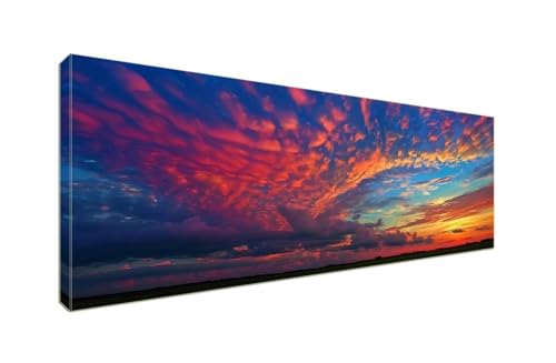 Diamond Painting Erwachsene Groß XXLl 225x90cm Diamant Painting Bilder, 5D Sonnenuntergang Landschaft Diamond Painting Kinder DIY Voll Diamant Art Malen Nach Zahlen, Cross Stickerei Malerei Kits S-22 von Shozhoo