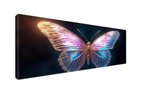 Diamond Painting Erwachsene Groß XXLl 225x90cm Diamant Painting Bilder, 5D Träumender Schmetterling Diamond Painting Kinder DIY Voll Diamant Art Malen Nach Zahlen, Cross Stickerei Malerei Kits S-112 von Shozhoo