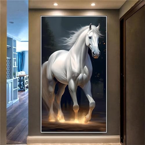 Diamond Painting Erwachsene XXL 71xx40cm, Tiere Diamond Painting Kinder Pferd Diamant Painting Bilder Malen Nach Zahlen Erwachsene Diamant Malerei Stickerei Set Kreuzstich Home Wand Dekor Z-1943 von Shozhoo