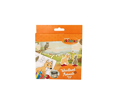 Shrinkles Original Woodland Wildlife Shrink Kunststoff Crafts Mini-Pack von Keycraft