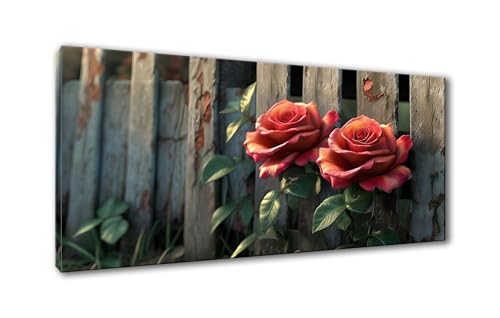 5D Diamond Painting Blume Diamond Painting Erwachsene Rose Diamant Painting Bilder Kinder DIY Diamant Malerei Stickerei Kreuzstich Set für Home Wand Deko Wohnzimmer Geschenke Frauen 30 x 60 cm Y-887 von Shueayin