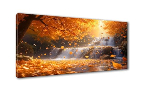 5D Diamond Painting Herbst Diamond Painting Erwachsene Fallen Diamant Painting Bilder Kinder DIY Diamant Malerei Stickerei Kreuzstich Set für Home Wand Deko Geschenke für Frauen 30 x 60 cm Y-884 von Shueayin