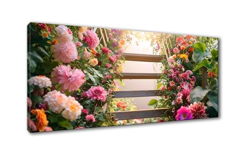 5D Diamond Painting Landschaft Diamond Painting Erwachsene Blume Diamant Painting Bilder Kinder DIY Diamant Malerei Stickerei Kreuzstich Set für Home Wand Deko Geschenke für Frauen 30 x 60 cm Y-907 von Shueayin