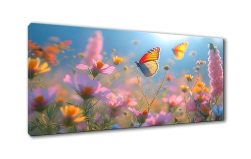 5D Diamond Painting Schmetterling Diamond Painting Erwachsene Blume Diamant Painting Bilder Kinder DIY Diamant Malerei Stickerei Kreuzstich Set für Home Wand Deko Geschenke für Frauen 30 x 60 cm Y-899 von Shueayin