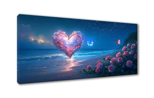 5D Diamond Painting Strand Diamond Painting Erwachsene Landschaft Diamant Painting Bilder Kinder DIY Diamant Malerei Stickerei Kreuzstich Set für Home Wand Deko Geschenke für Frauen 30 x 60 cm Y-903 von Shueayin