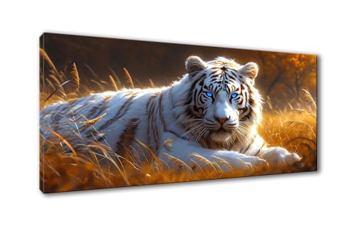 5D Diamond Painting Tier Diamond Painting Erwachsene Tiger Diamant Painting Bilder Kinder DIY Diamant Malerei Stickerei Kreuzstich Set für Home Wand Deko Wohnzimmer Geschenke Frauen 30 x 60 cm Y-815 von Shueayin