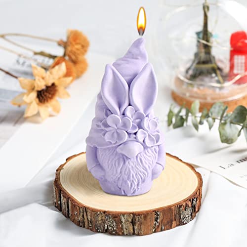 3D Kerzengießformen aus Silikon Zwerg, Weihnachten Resin Seife Kerze, Weihnachtswichtel Silikonformen Zubehör, Weihnachtsdeko Figuren für DIY Fondant Pralinen Backformchen Ostern Wichtel von Shunfaji