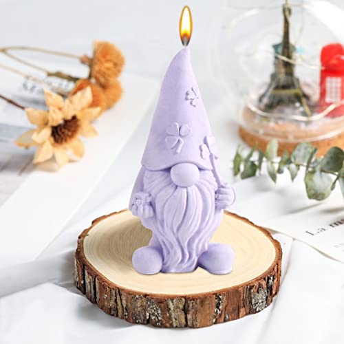 3D Kerzengießformen aus Silikon Zwerg, Weihnachten Resin Seife Kerze, Weihnachtswichtel Silikonformen Zubehör, Weihnachtsdeko Figuren für DIY Fondant Pralinen Backformchen Ostern Wichtel von Shunfaji