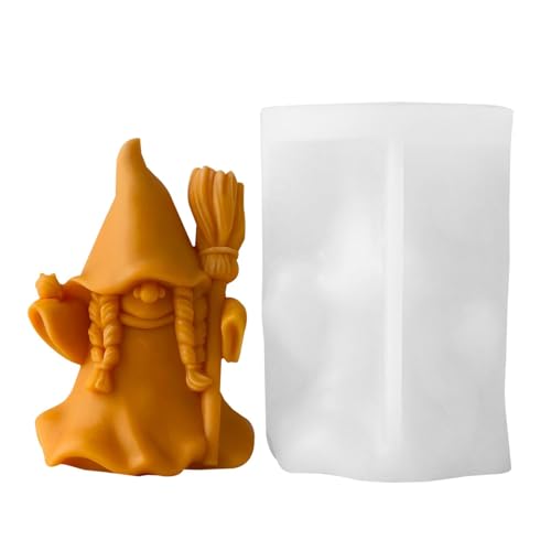 3D-Zwergen-Silikonformen, Weihnachts-Silikonform, , Seife, gesichtslos, , , Kürbisform, Halloween-Dekorationen, Kerzenherstellung, Harz, Basteln, Epoxidharz, Gießform von Shurzzesj