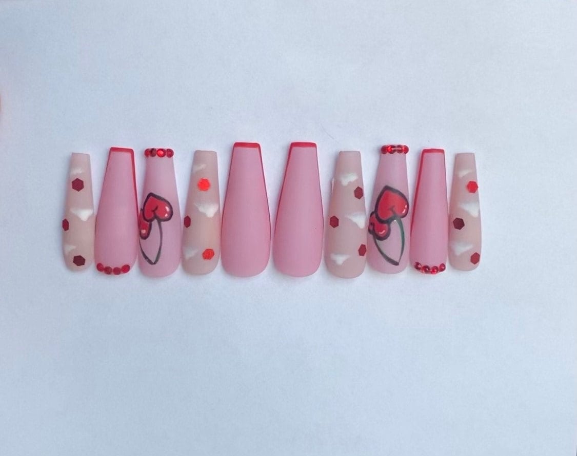 Cherry Press On Nails von ShyyLa