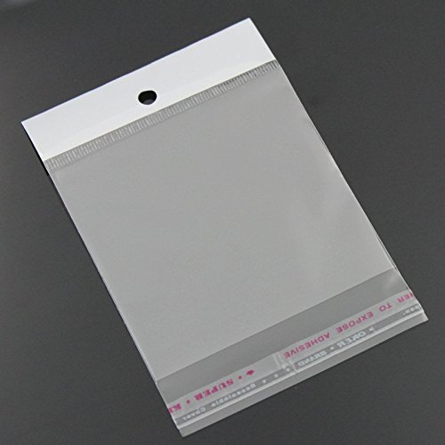 SiAura Material ® - 100x selbstklebende Plastiktütchen 9x7cm von SiAura Material