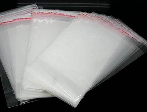 SiAura Material ® - 200x selbstklebende Plastiktütchen 9x6cm von SiAura Material