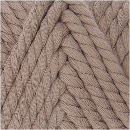 130g / 25 m creative cotton Cord - Makramee-Garn von Rico Design - Farbe 013 taupe von Sibylles Geschenkeartikel