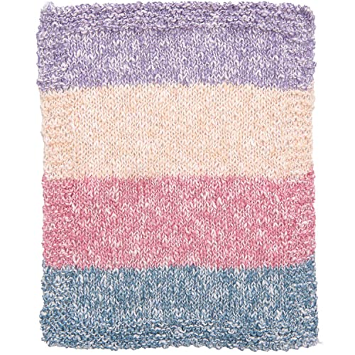 250g Rico Design Creative Cotton Stripes - Farbe 005 rainbow - superweiches Garn aus 100% Baumwolle von Sibylles Geschenkeartikel