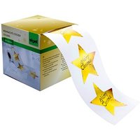 SIGEL Aufkleber Christmas Stars CS112 Sterne, gold 47,0 x 47,0 mm, 200 Etiketten von Sigel