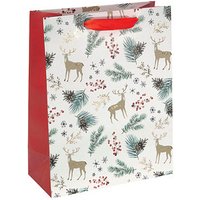 5 SIGEL Geschenktaschen Christmas motifs watercolor Large 26,0 x 33,0 cm von Sigel