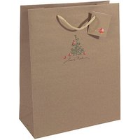 5 SIGEL Geschenktaschen Christmas with apples Motiv 26,0 x 33,0 cm von Sigel