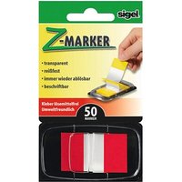 SIGEL Z-Marker Haftmarker rot 50 Streifen von Sigel