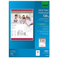 SIGEL Fotopapier DIN A4 matt 120 g/qm 50 Blatt von Sigel