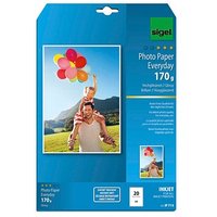 SIGEL Fotopapier IP713 DIN A4 hochglänzend 170 g/qm 20 Blatt von Sigel