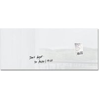 SIGEL Glas-Magnettafel artverum®  130,0 x 55,0 cm weiß von Sigel