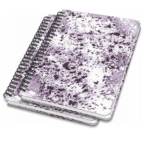 SIGEL JN606/2 Spiralblock A5 Notizblock Bullet Journal Jolie, 2er Pack, dot-Lineatur, 120 Seiten, violett/weiß, vegan, aus nachhaltigem Papier hergestellt von Sigel