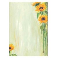 SIGEL Motivpapier Sunflower Motiv DIN A4 90 g/qm 25 Blatt von Sigel