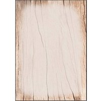 SIGEL Motivpapier Wood Motiv DIN A4 90 g/qm 50 Blatt von Sigel