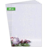 SIGEL Weihnachtsbriefpapier Charmful Christmas Motiv DIN A4 90 g/qm 25 Blatt von Sigel