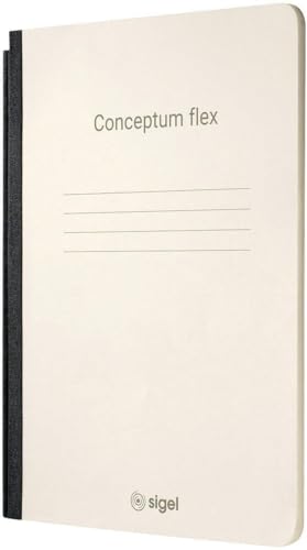 SIGEL CF201 Notizheft kariert, DIN A5 - für Business Notiersystem Conceptum flex, aus nachhaltigem Papier von Sigel