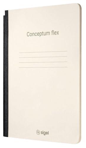 SIGEL CF203 Notizheft, liniert, DIN A5 - für Business Notiersystem Conceptum flex, aus nachhaltigem Papier von Sigel