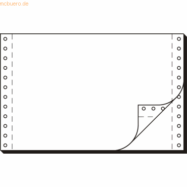 Sigel DIN-Computerpapier 6 Zollx240mm 56/57g/qm 2000 Blatt von Sigel