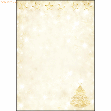 Sigel Designpapier WeihnachtenA4 90g VE=100 Blatt Graceful Christmas von Sigel