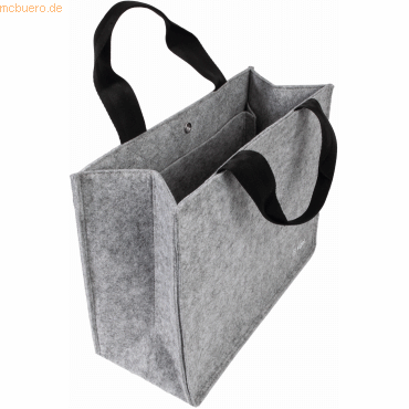 Sigel Desk Sharing Bag Classic M recycelter PET Filz 360x280x150mm dun Sigel Desk Sharing Bag Classic M recycelter PET Filz 360x280x150mm dun von Sigel