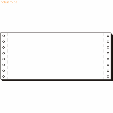 Sigel EDV-Papier 4x240mm mit Längsperforation VE=3000 Blatt von Sigel