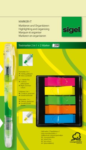 Sigel HN902 Marker-it Set 130x225 mm, 200 Blatt von Sigel