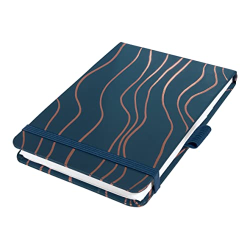 SIGEL JN350 Notizblock A6+, Dot Lineatur, Jolie Navy Meringue, Hardcover, 79 Blatt, aus nachhaltigem Papier von Sigel