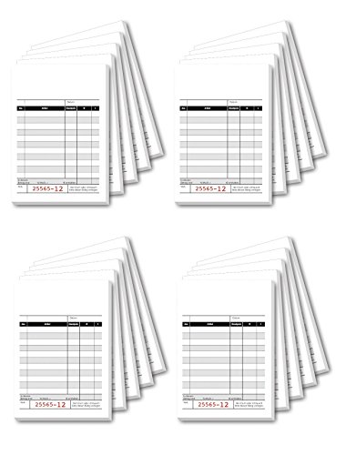 Sigel KC620/10 Kassenblock mit Additionsblatt, 10x16,5 cm, 20 Stück á 2x50 Blatt von Sigel