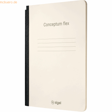 Sigel Notizheft Conceptum flex A5 46 Blatt Softcover kariert 80g/qm ch von Sigel