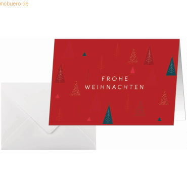Sigel Weihnachtskarte A6 250g 25+25 Stück Ruby Pines Sigel Weihnachtskarte A6 250g 25+25 Stück Ruby Pines von Sigel