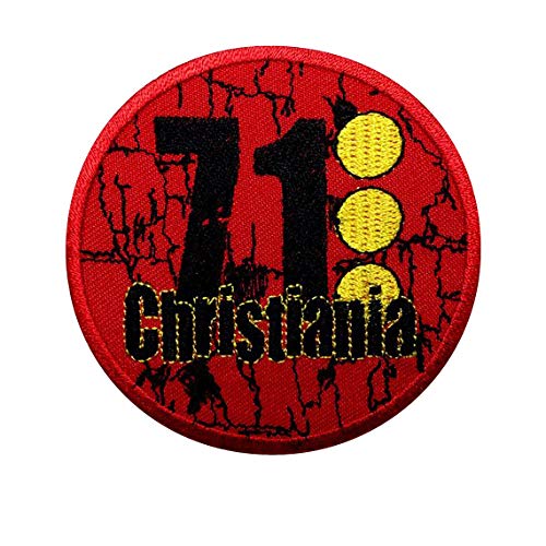 71 christiania ny Copenhagen Denmark Aufnäher Besticktes Patch zum Aufbügeln Applique von SigitasTrading