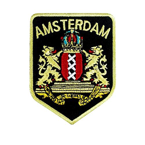 AMSTERDAM etc. The Netherlands Aufnäher Besticktes Patch zum Aufbügeln Applique von SigitasTrading